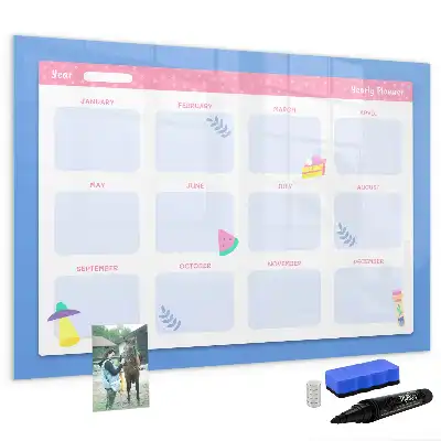 Quadro para desenhar magnético planner mensal
