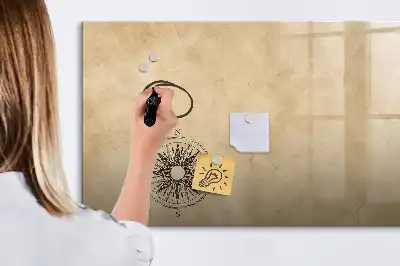 Quadro magnético para escrever modelo bússola