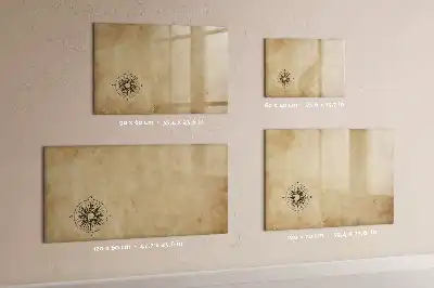 Quadro magnético para escrever modelo bússola