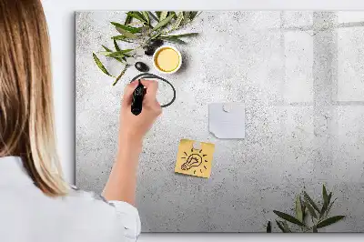 Quadro magnético para escrever modelo azeitonas minimalistas