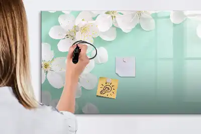 Quadro magnético para desenho modelo margaridas flutuantes