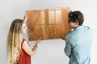 Quadro magnético para escrita em madeira