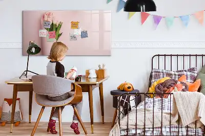 Quadro magnético para desenho com tema de buquê de flores