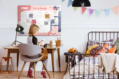 Planner semanal magnético quadro para escrever