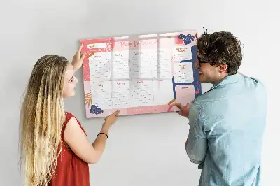 Planner semanal magnético quadro para escrever