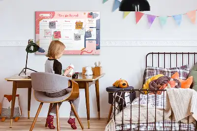 Planner semanal magnético quadro para escrever