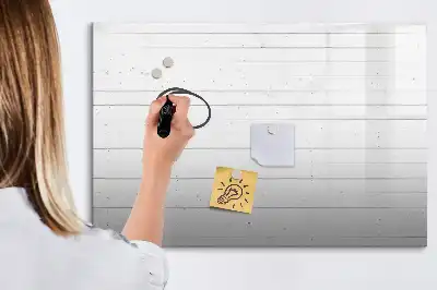 Quadro magnético para desenhar com estampa de painéis de madeira