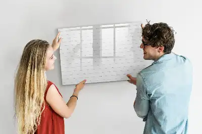 Quadro magnético para desenhar com estampa de painéis de madeira