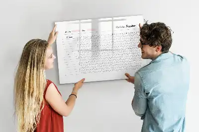 Rastreador de hábitos quadro magnético para escrever