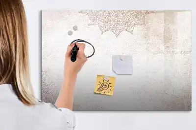 Quadro magnético para desenho com padrão decorativo