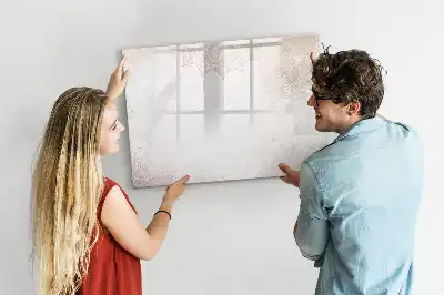 Quadro magnético para desenho com padrão decorativo