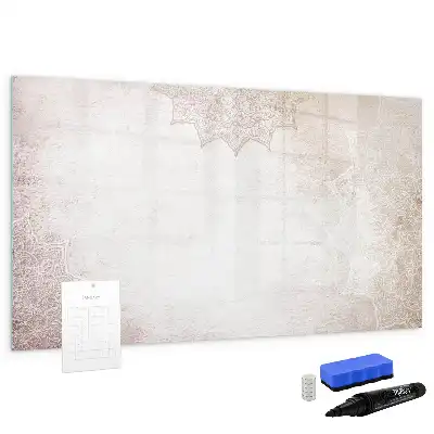 Quadro magnético para desenho com padrão decorativo