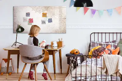Quadro magnético para desenho com padrão decorativo