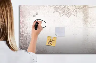 Quadro magnético para desenho com padrão decorativo