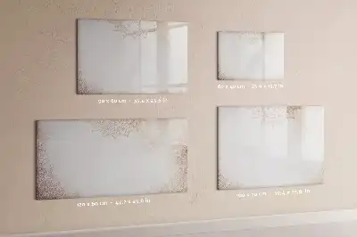 Quadro magnético para desenho com padrão decorativo