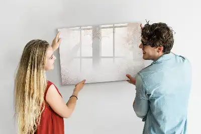 Quadro magnético para desenho com padrão decorativo