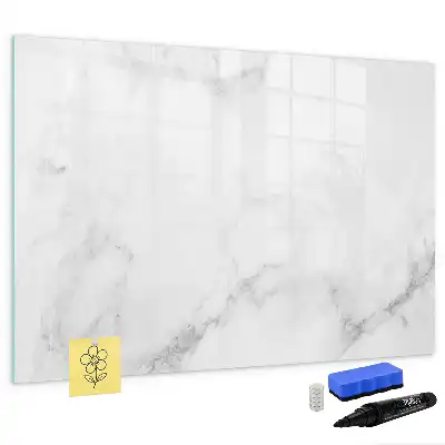 Quadro magnético para escrever mármore