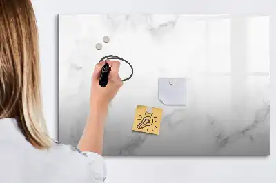 Quadro magnético para escrever mármore