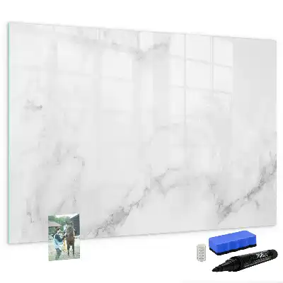 Quadro magnético para escrever mármore