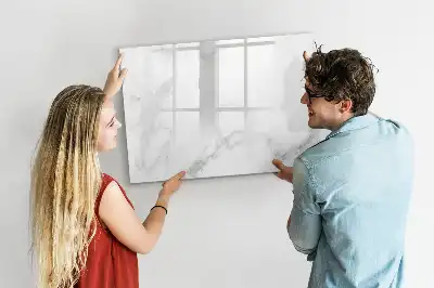 Quadro magnético para escrever mármore