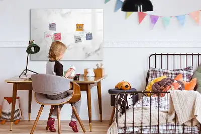 Quadro magnético para escrever mármore