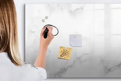 Quadro magnético para escrever mármore