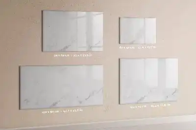 Quadro magnético para escrever mármore