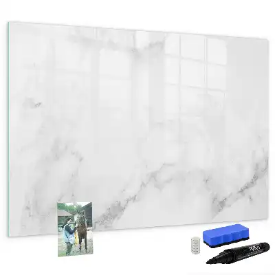 Quadro magnético para escrever mármore