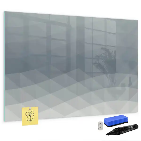Quadro magnético para desenhar modelo Ondas