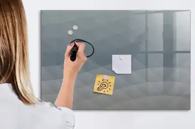 Quadro magnético para desenhar modelo Ondas