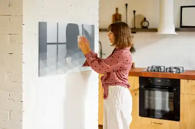 Quadro magnético para desenhar modelo Ondas