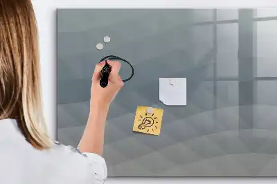 Quadro magnético para desenhar modelo Ondas