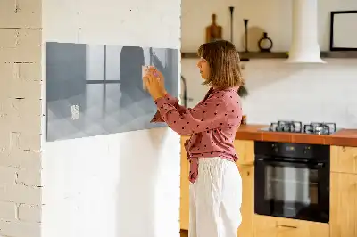 Quadro magnético para desenhar modelo Ondas