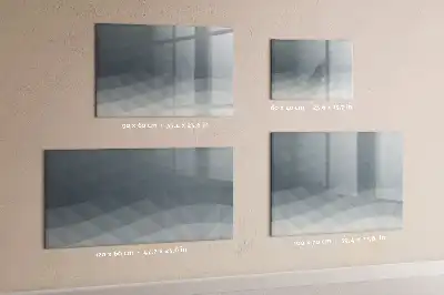 Quadro magnético para desenhar modelo Ondas