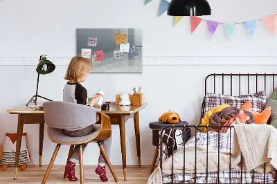 Quadro magnético para desenhar modelo Ondas