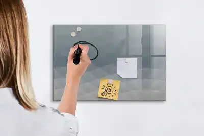 Quadro magnético para desenhar modelo Ondas