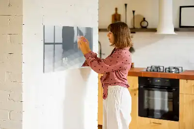 Quadro magnético para desenhar modelo Ondas