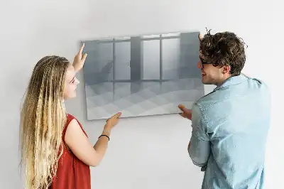 Quadro magnético para desenhar modelo Ondas