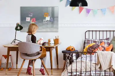 Quadro magnético para desenhar modelo Ondas