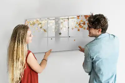 Quadro magnético para desenhar tema estrelas