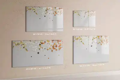 Quadro magnético para desenhar tema estrelas