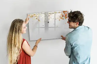 Quadro magnético para desenhar tema estrelas