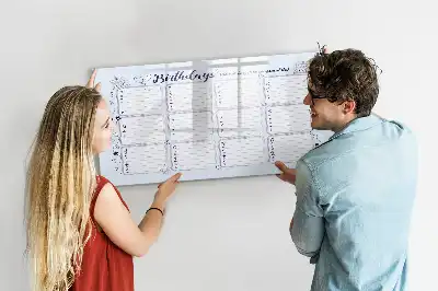 Quadro magnético para escrever cartão de aniversário