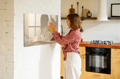 Quadro magnético para desenhar estampa luz abstrata