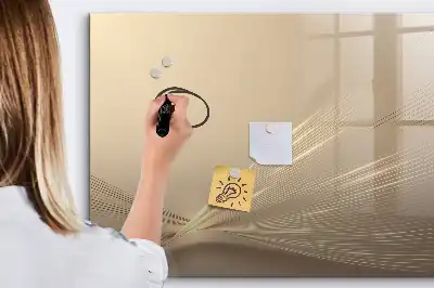 Quadro magnético para desenhar estampa luz abstrata