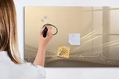 Quadro magnético para desenhar estampa luz abstrata