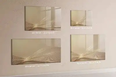 Quadro magnético para desenhar estampa luz abstrata