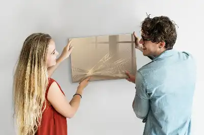 Quadro magnético para desenhar estampa luz abstrata