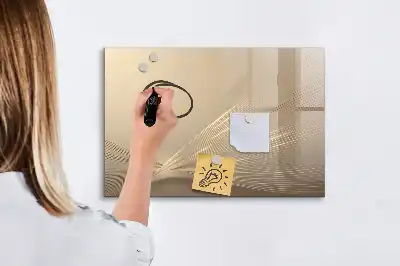 Quadro magnético para desenhar estampa luz abstrata