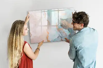 Quadro magnético para desenhar estampa de imagem abstrata